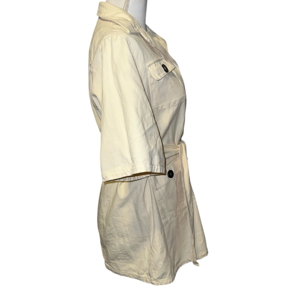 Showpo cream utility style belted mini dress - Picture 4 of 12